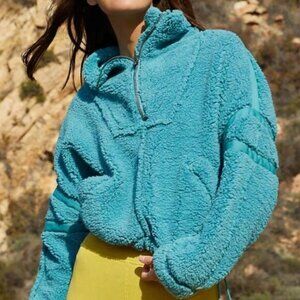 Free People Nantucket Fleece Pullover Jacket